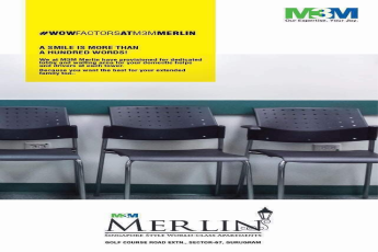 Dedicated lobby and waiting area at M3M Merlin